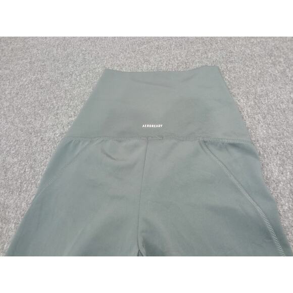 Adidas Maternity Leggings Aeroready Designed To Move Gray Silver Size Small - Picture 5 of 12